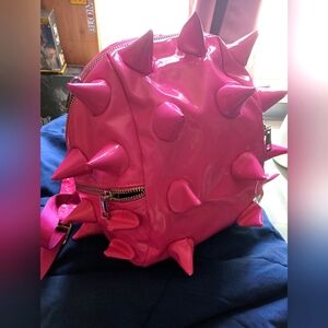 Dolls Kill hot pink backpack